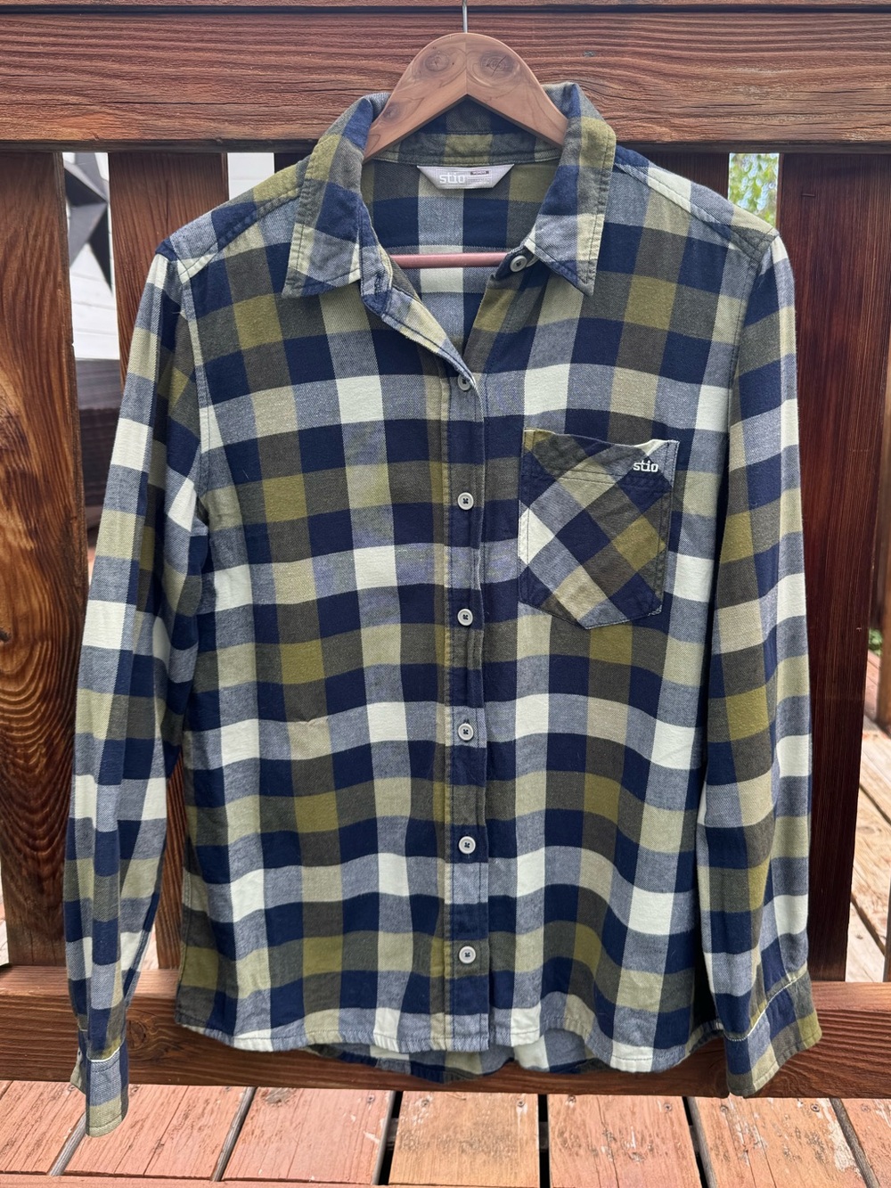 Stio Women’s Miter Flannel, Organic Cotton, Size Medium